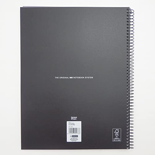 Miquelrius 1-subject A80 sheets Graph Poly A4 Notebook Grey