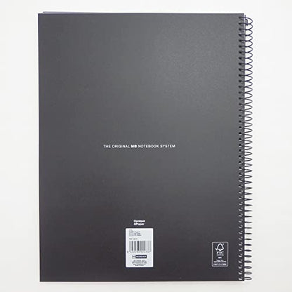 Miquelrius 1-subject A80 sheets Graph Poly A4 Notebook Grey