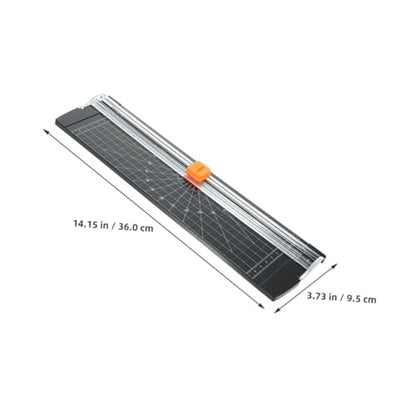 Ipetboom 2pcs Foldable Paper Cutter Portable Desktop Trimmer with Protective Blade Cover for Crafting Scrapbooking Cardstock Labels Photos Compact and Space-Saving Design