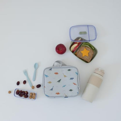 Tiny Twinkle Insulated Lunch Box for Girls and Boys | Durable and Reusable for School & Travel | Ages 3 and Up | Waterproof and Easy to Clean | PFAs and BPA Free（Dinosaur） - color: Dinosaur