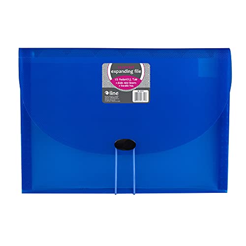 13-Pocket Biodegradable Expanding File, Letter, Blue - color: Blue, size: 13-Pocket