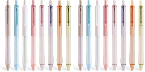 WRITECH Gel Ink Retractable Pens: Black Ink 0.7mm medium Fine Point Pen Set, Extra Smooth Tip No Bleed Smear Smudge Refillable Clickable Pens Bulk for Writing Journaling Multicolor 8ct (Pack of 2) - color: Black, size: 8 Count (Pack of 2)