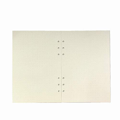 Harphia A5 Dot Planner Inserts, Spiral Notebook Refills, 6 Ring Binder Paper, Dotted Paper for Filofax (A5 5.59 x 8.27 inches, Dotmatrix) - color: Dot Paper, size: A5
