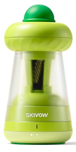 Electric Pencil Sharpener for Classroom, Fully Automatic, 6.5-11.5mm | for Colored/Jumbo Pencils, Hands-Free, Auto in & Out, 3 Sharpness Options, USB-C Rechargeable, for Home Office - color: Budding Green