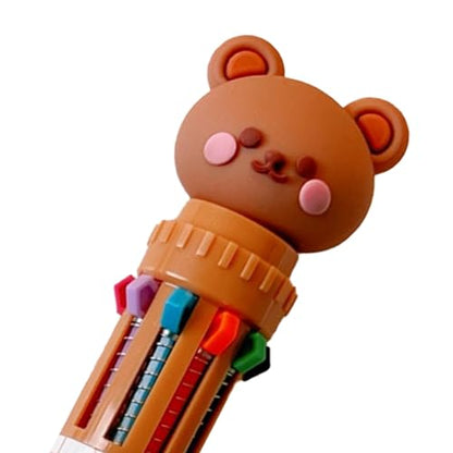 Multi-Color Gel Pen Set with Quick-Drying Ink, Push-Button Retractable Design, Writing Ballpoint Pens for Students & Office Use – Premium Plastic Body, Cute & Functional Stationery (Compatible with