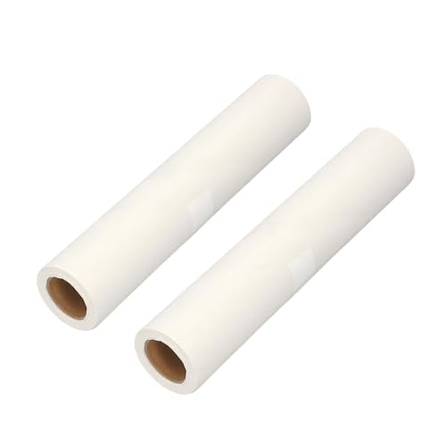 Sketching Tracing Paper, 8in x 25 Yards Translucent Paper Roll for Drawing and Sewing, with Smooth Texture and Tear Proof, Ideal for Calligraphy and Craft Projects, 2Pcs
