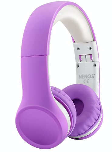 Nenos Purple Kids Headphones - Limited Volume Children's Headphones for Toddlers - color: PurplePurple