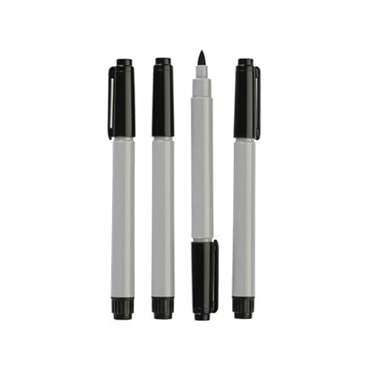 Cadie Permanent Freezer Marker Set of 4 – Waterproof Fast-Drying Black Fine Bullet Tip Ink Pens for Food Labeling, Fridge & Freezer Storage, Lab & Kitchen Use, & General Organization - style: 4 Pack