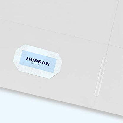 Avery Two Pocket Folders, Holds up to 40 Sheets, Business Card Slot, 25 White Folders (47991) - color: White, size: One Size