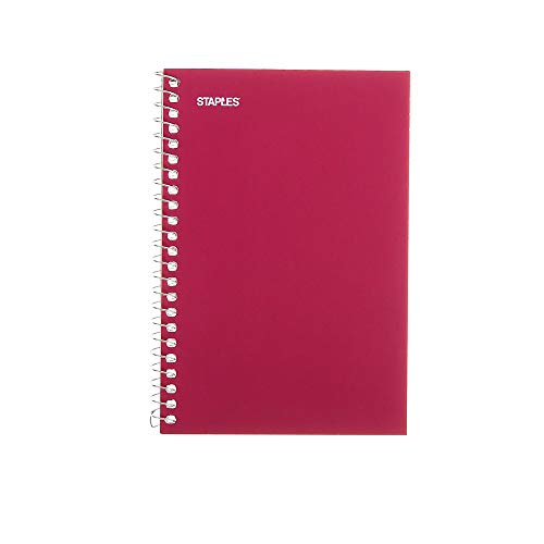 STAPLES Memo Pads, 4” x 6”, College Ruled, Assorted Colors, 50 Sheets/Pad, 5‑Pack