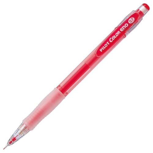 Pilot Color Mechanical Pencil Eno, 0.7mm, Red (HCR-12R-R7) - color: Red, size: 1 Count (Pack of 1)