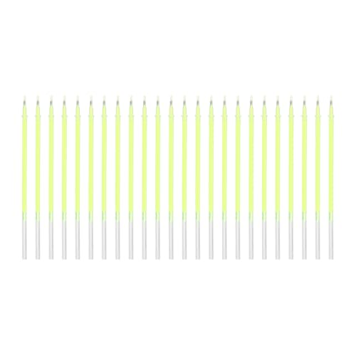 PATIKIL 0.5mm Gel Pens Refills, 24 Pack Gel Pens Metallic Ink Fine Point Colored Refill Set for Adults Coloring Books Journaling Scrapbooking Art Drawing, Yellow - color: Yellow