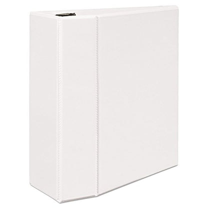 Avery(R) Durable View 3 Ring Binder, 5 Inch EZD Rings, 1 White Binder (09901) - size: 5", style: 1 Pack