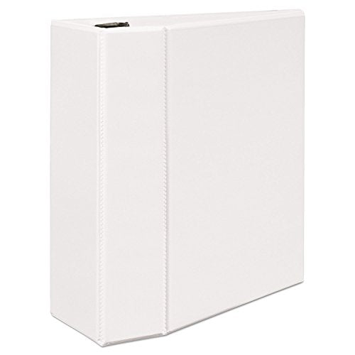 Avery(R) Durable View 3 Ring Binder, 5 Inch EZD Rings, 1 White Binder (09901) - size: 5", style: 1 Pack