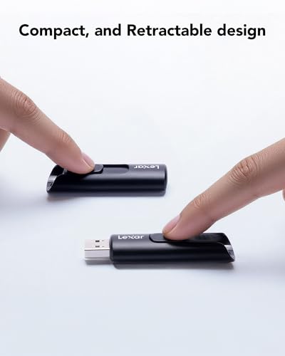 Lexar 64GB 3-Pack Flash Drive A30E USB 3.2 Gen 1, USB Drive up to 100MB/s, Storage Expansion and Backup for PC and Mac Systems - size: 64GB