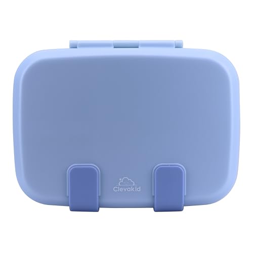 Kids Bento Explorer Lunch Box, 3 No-Mix Compartments, Microwave & Dishwasher Safe, Lightweight with Removable Tray, for Daycare, Preschool, School (Blue Ice) - color: Blue Ice