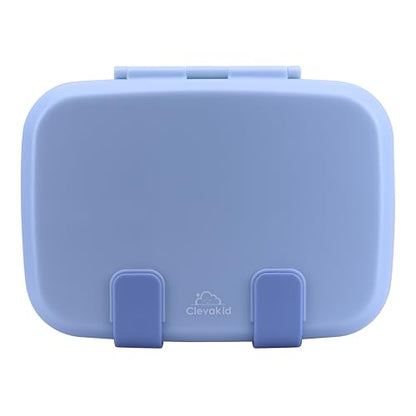 Kids Bento Explorer Lunch Box, 3 No-Mix Compartments, Microwave & Dishwasher Safe, Lightweight with Removable Tray, for Daycare, Preschool, School (Blue Ice) - color: Blue Ice
