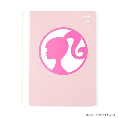 Yoobi Barbie X College Ruled Composition Notebook Set – 3-Pack of Kids 1 Subject Notebooks, Allover Print Designs – 100 Sheets Each, For School, Office & Home – 9.75” x 7.5” - color: Barbie - Composition, size: Pack of 3
