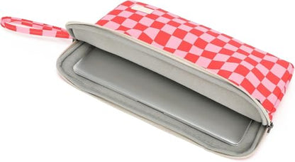Laptop Sleeve Carrying Case Bag with Handle and Pocket for MacBook Pro 14 inch and 14 inch-14.4 inch HP, Lenovo, Dell, ASUS, Acer Notebook Computer (Grid) - color: Grid With Strap, size: 14 inch