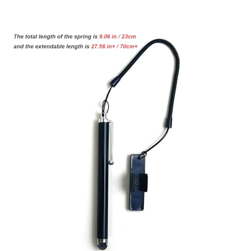 Stylus Pen for Touch Screen with Pen Holder, Bike Motorcycle Stylus Pen with Anti-Drop Spring Strap, High Precision and Sensitivity, Glove-Friendly for iPad iPhone Android Tablets Smartphone (1PCS-1)