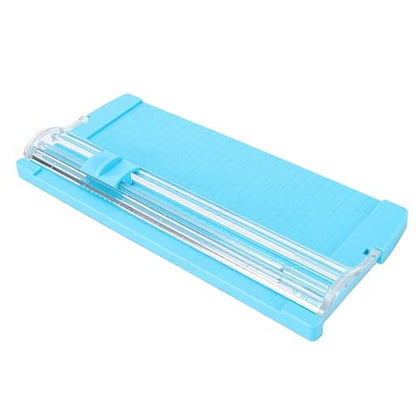Alomejor Portable Mini Paper Trimmer for Crafting, Lightweight and Durable Paper Cutter for Scrapbooking, Perfect for Home Office Use, Size Approx. 19.3x8.5cm