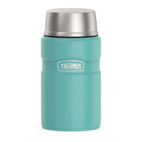 THERMOS Stainless King Vacuum-Insulated Food Jar, 24 Ounce, Matte Teal - color: Matte Teal, size: 24 Ounce