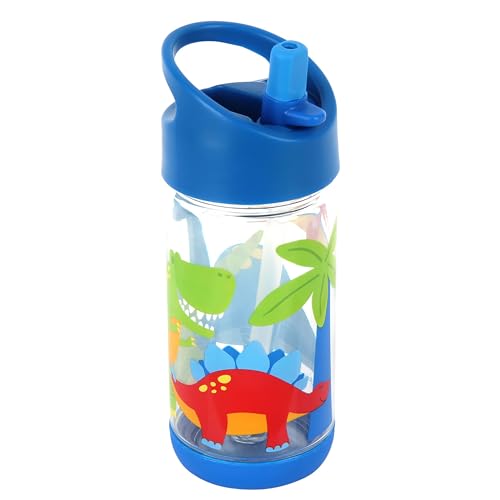 Stephen Joseph, Kids Flip Top Water Bottle, 10 oz Tritan BPA Free, Water Bottle for Girls & Boys, Back to School Flip Top Bottle, DINO - color: Dino