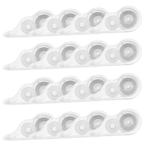 16 Pcs 39.4 Ft Clear Correction Tape, White Wrong Out Tape Roller Bulk for Noting, Teacher Supplies, School, Office