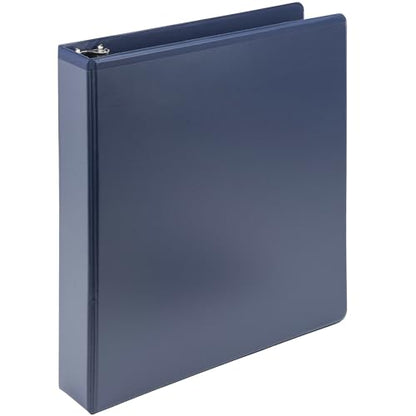 Samsill Plant-Based 1.5 Inch Durable D-Ring, View Binder, Eco-Friendly, USDA Certified Biobased, Single, Indigo - color: Indigo, size: 1.5-Inch, style: Single