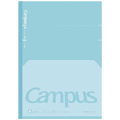 KOKUYO Composition Notebook, 7" x 10" Kimochii Dot Lined Notebook, 30 Sheets College Ruled Paper, 1 Pack Green B5 Notebook for School and Work, School Supplies Comp Book for Note Taking - color: Green, size: 7mm Dot Ruled