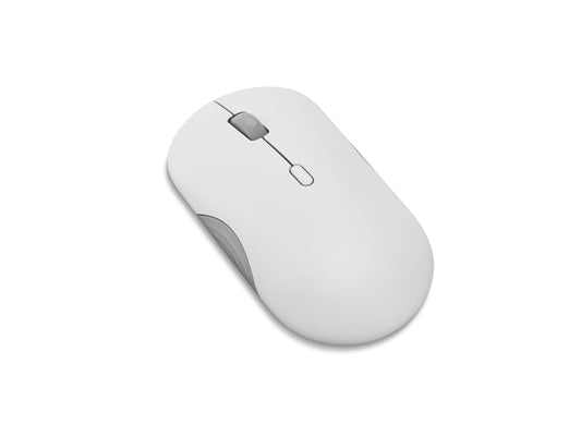 Lenovo 350 Wireless Bluetooth Mouse, Silent Click, 3 Level DPI (1000, 1600, 2400), 36 Month Battery Life, 2 Device Pairing, Cloud Grey - color: Cloud Grey