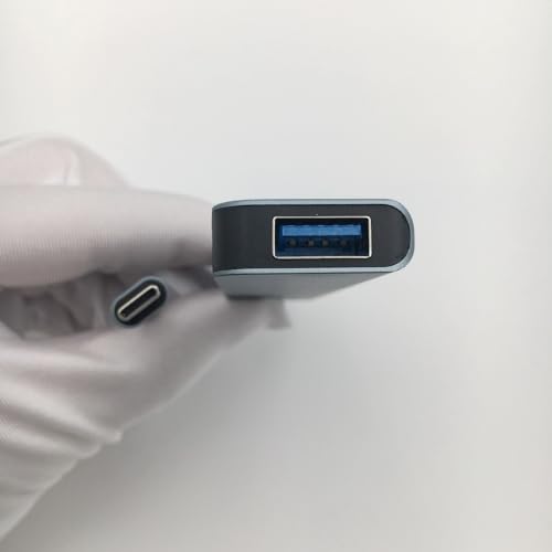 Valpha Type C to USB 2.0 and 3.0 hub TF/SD Card Reader high Speed Extender Dock (5 in 1) Converter with Laser Carving Never give up