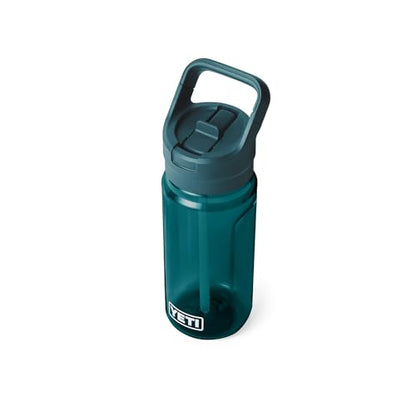 YETI Yonder 600 ml/20 oz Water Bottle with Yonder Straw Cap, Agave Teal - color: Agave Teal, size: 20 Ounces