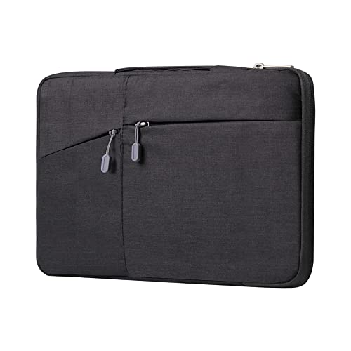 Megoo 15inch Laptop Sleeve Case with Handle Carrying Travel Case(Black) | Fit for Microsoft Surface Laptop 8/7/6/5/4 15.6", 15"-16" Samsung Galaxy/HP/Acer/Dell/Lenovo Notebook Chromebook Computers - color: Black, size: 15-15.6Inch