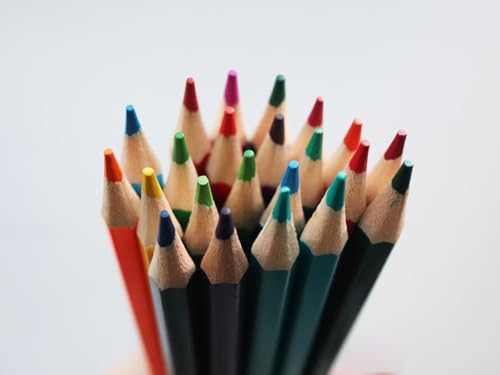 SKKSTATIONERY 색연필 50개, 50가지 선명한 색상, 스케치, 예술, 컬러링 북용 드로잉 연필, 신학기
