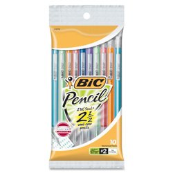 BIC Xtra Sparkle Mechanical Pencil, Colorful Barrel, Medium Point (0.7 mm), 10-Count - size: 10 Count (Pack of 1), style: 0.7 mm