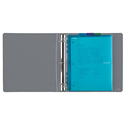 Five Star Pocket Dividers, Tabbed, Fits 3 Ring Binder, Colors Will Vary, 3 Pack (81212) - style: One-Pocket