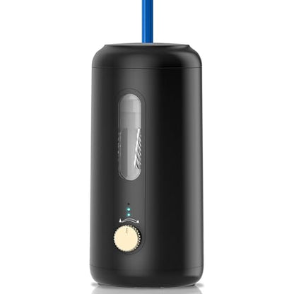 VUSIGN Electric Pencil Sharpener, Fully Automatic Pencil Sharpener with 5 Sharpness Settings, Rechargeable 2000mAh, Auto in & Out, for 6.9–10.8mm No.2/Colored Pencils, Office/Classroom/Home (Black)