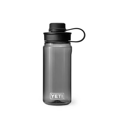 YETI Yonder Water Bottle with Yonder Tether Cap, Lightweight, Leakproof and BPA-Free - color: Charcoal, size: 20 Ounces