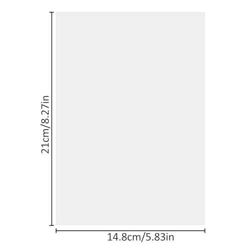100 Sheets Tracing Paper, White Translucent Paper for Sketching Tracing Drawing Animation, A5 8.27 x 5.83 Inch - size: A5