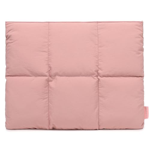 KAYOND Puffy Laptop Sleeve 15inch 16 inch, Pillow Shape Laptop Sleeve, Compatible MacBook Air 15 in M4 2025 & MacBook Pro 16 in M4 2024,Pink - color: Pink, size: For 15"-16" MBA/MAP M4 M3 M2 M1
