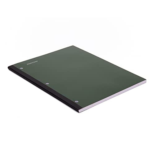 Mintra Wireless Notebook 3pk - 80 Sheets - College Ruled (Arctic Ice, Chili Oil, Green Olive) - color: Arctic Ice, Chili Oil, Green Olive