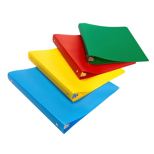 EPI 24 Pack 3-Ring Binder, 1-Inch, Round Ring, Letter Size, Assorted Color - color: Assorted, size: 1" Round Ring