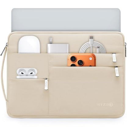 HYZUO 13 Inch Laptop Case Sleeve Bag for MacBook Air 13 M5 A3449 M4 M3 M2 M1 2026-2018, 13" MacBook Neo 2026 A3404, MacBook Pro 13 M2 M1 2026-2016, iPad Air/Pro 13, Surface Pro, XPS 13, Sand - color: Sand, size: 13 Inch