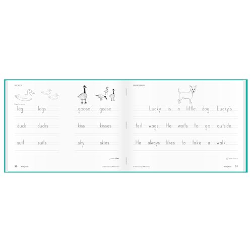 Learning Without Tears, Printing Power, Student Workbook, Age 7+, 2nd Grade+, Handwriting Practice, Writing Book, School & Home, Language Arts, Tutoring - style: Student Workbook