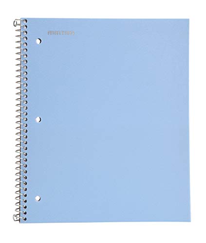 Mintra Office Durable Spiral Notebooks, 1 Subject, (Arctic Ice, Chili Oil, Green Olive, Wide Ruled 3pk) - color: Arctic Ice, Chili Oil, Green Olive, size: Wide Ruled 3pk