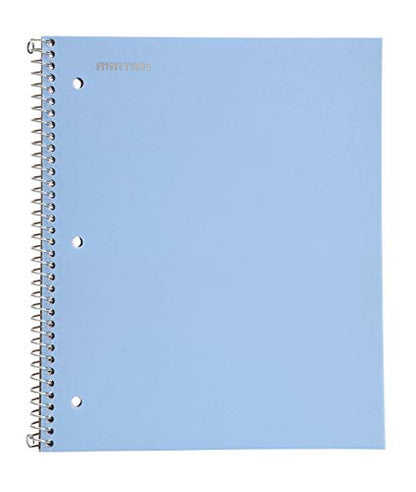 Mintra Office Durable Spiral Notebooks, 1 Subject, (Arctic Ice, Chili Oil, Green Olive, Wide Ruled 3pk) - color: Arctic Ice, Chili Oil, Green Olive, size: Wide Ruled 3pk