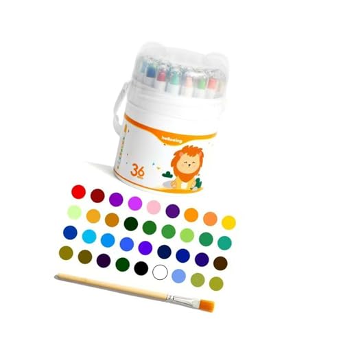 Twistable Crayon, Smooth Gliding Drawing Crayon Water Cleanable Washable CrayonSet, Perfect for Youngly Artists and Beginner Smooth Coloring - color: 36 Colors