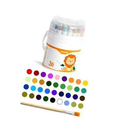 Twistable Crayon, Smooth Gliding Drawing Crayon Water Cleanable Washable CrayonSet, Perfect for Youngly Artists and Beginner Smooth Coloring - color: 36 Colors