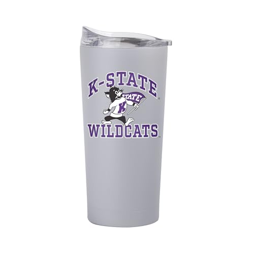 Logo Brands NCAA Native Icons 20 oz Stainless Steel Tumbler – Double Wall Vacuum Insulated - color: Stone